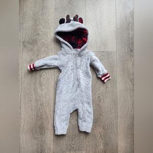 3/$25 - Canadiana reindeer onesie size 3 - 6 m
